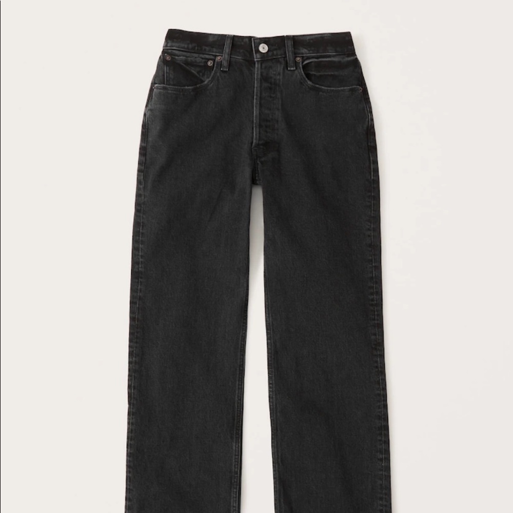 Abercrombie 90’s Baggy Low Rise Jeans in Black